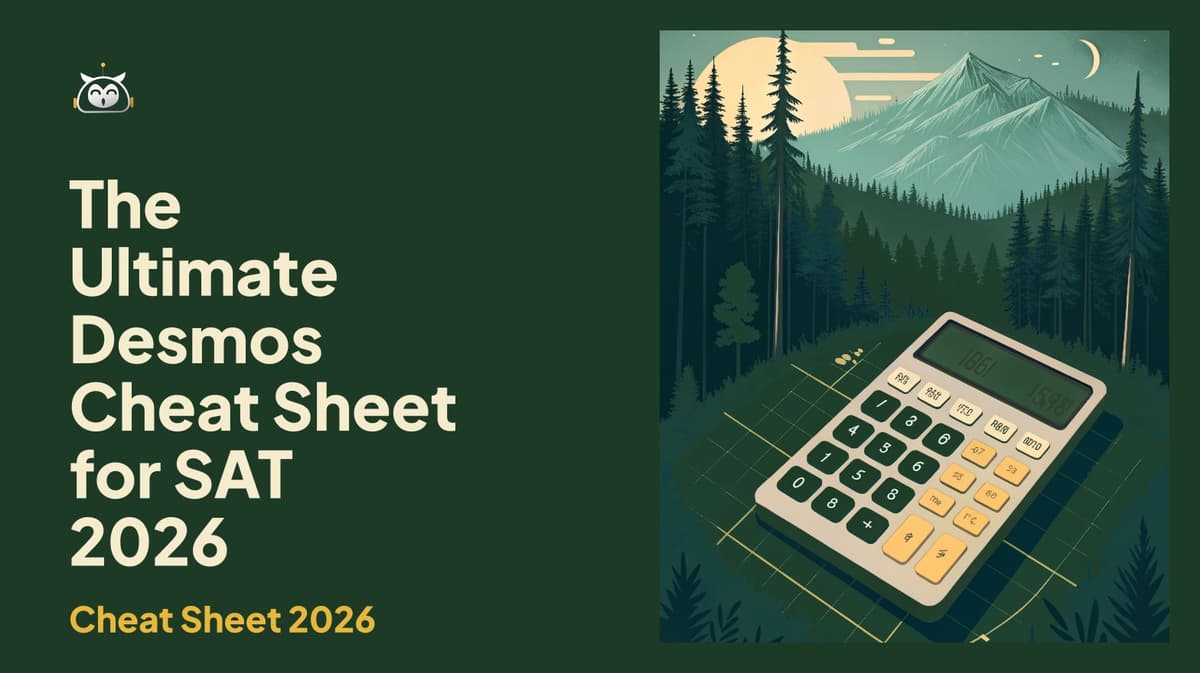 The Ultimate Desmos Cheat Sheet for SAT 2026 | Pursu
