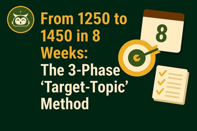 Target Phasing From 1250 to 1450 in 8 Weeks: The 3-Phase ‘Target-Topic’ Method | Pursu